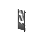 Intuis-Elec - Radiateur sèche-serviettes connecté Ezybain nativ boost - 300+1000W lg 400 Noir