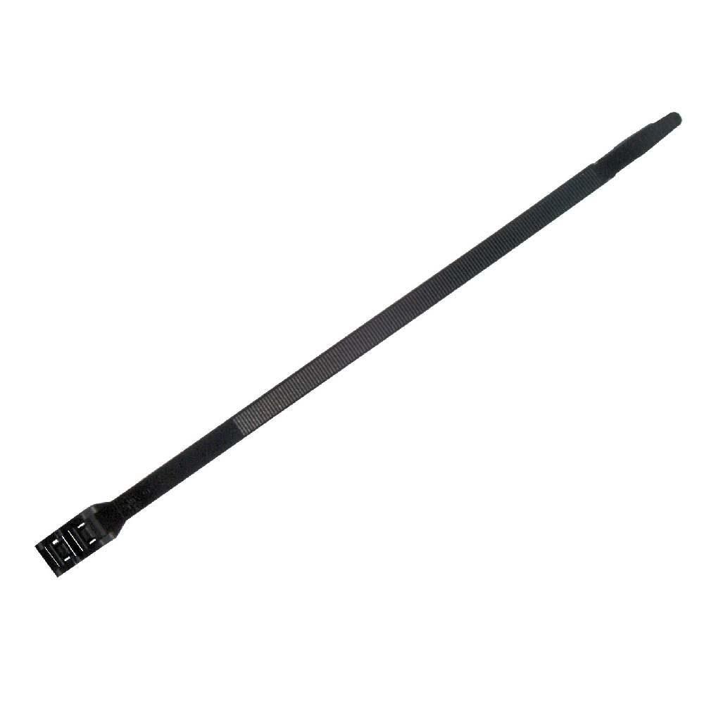 Klauke - Colliers noirs 9,0 x 360 mm, en PA 6/6, ø maxi de serrage 93 mm.