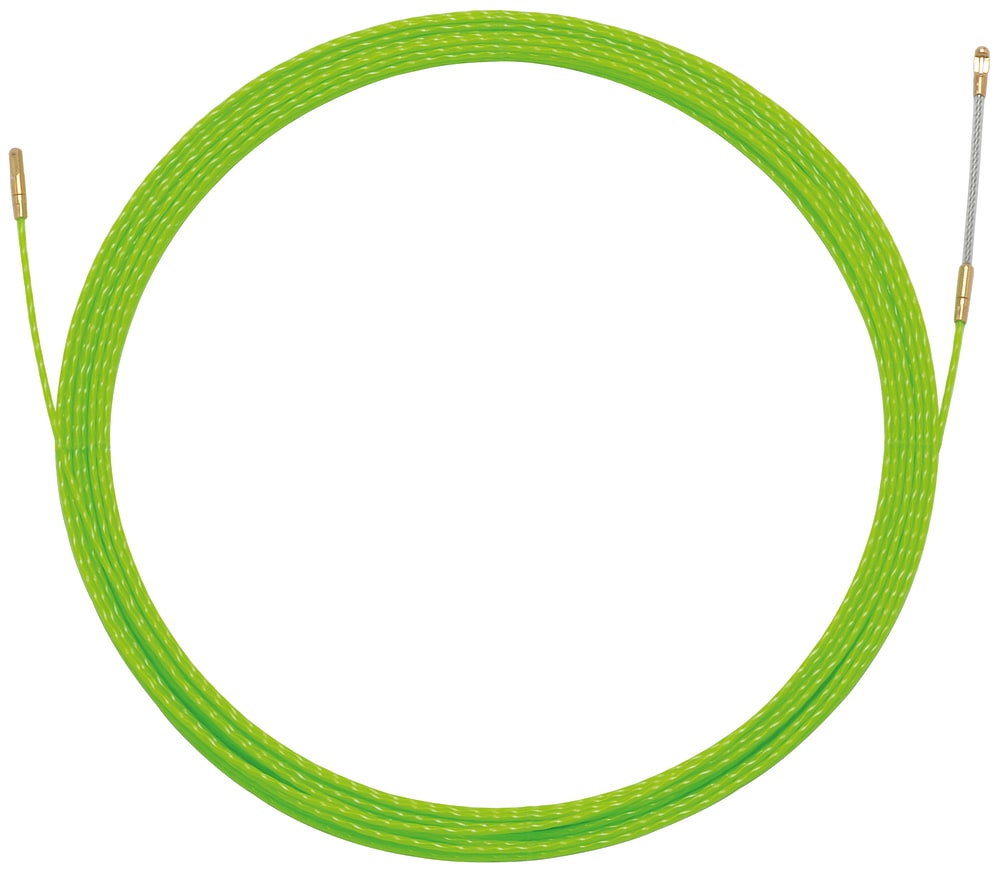 Klauke - Tire fils vert, en polyester, avec guide rotatif M4, d=3,0mm l=30m