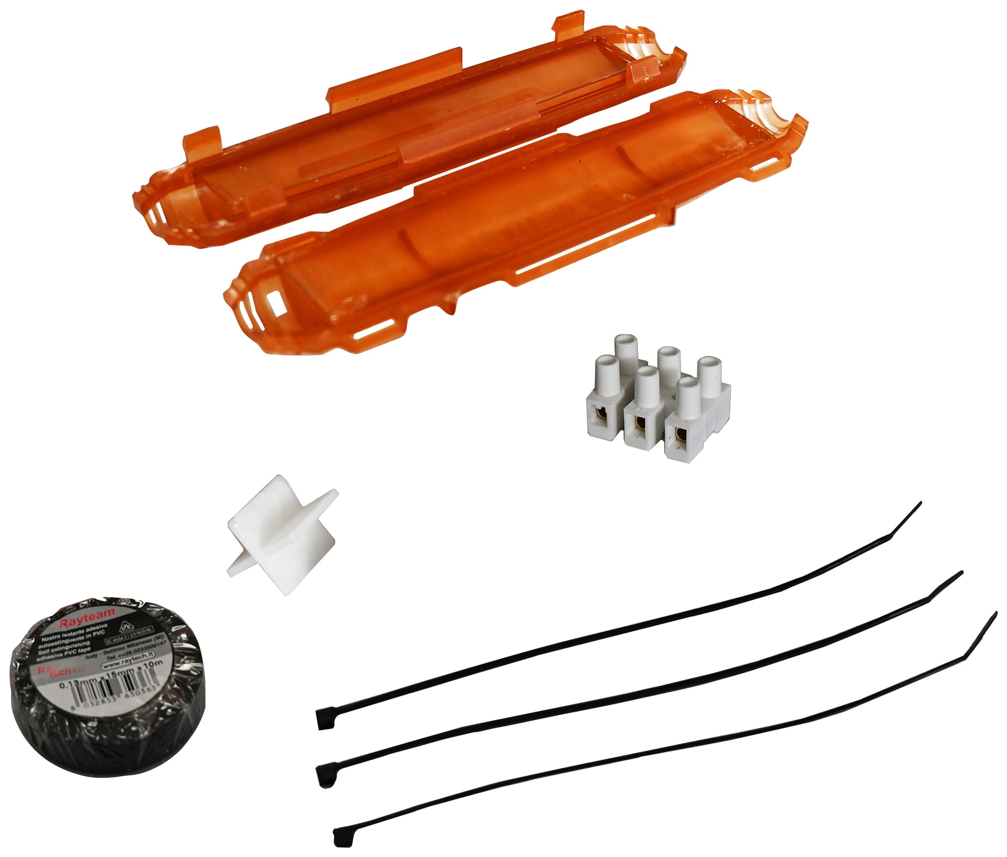 Klauke - Boite de jonction droite avec résine sans halogène dim: 160x48mm