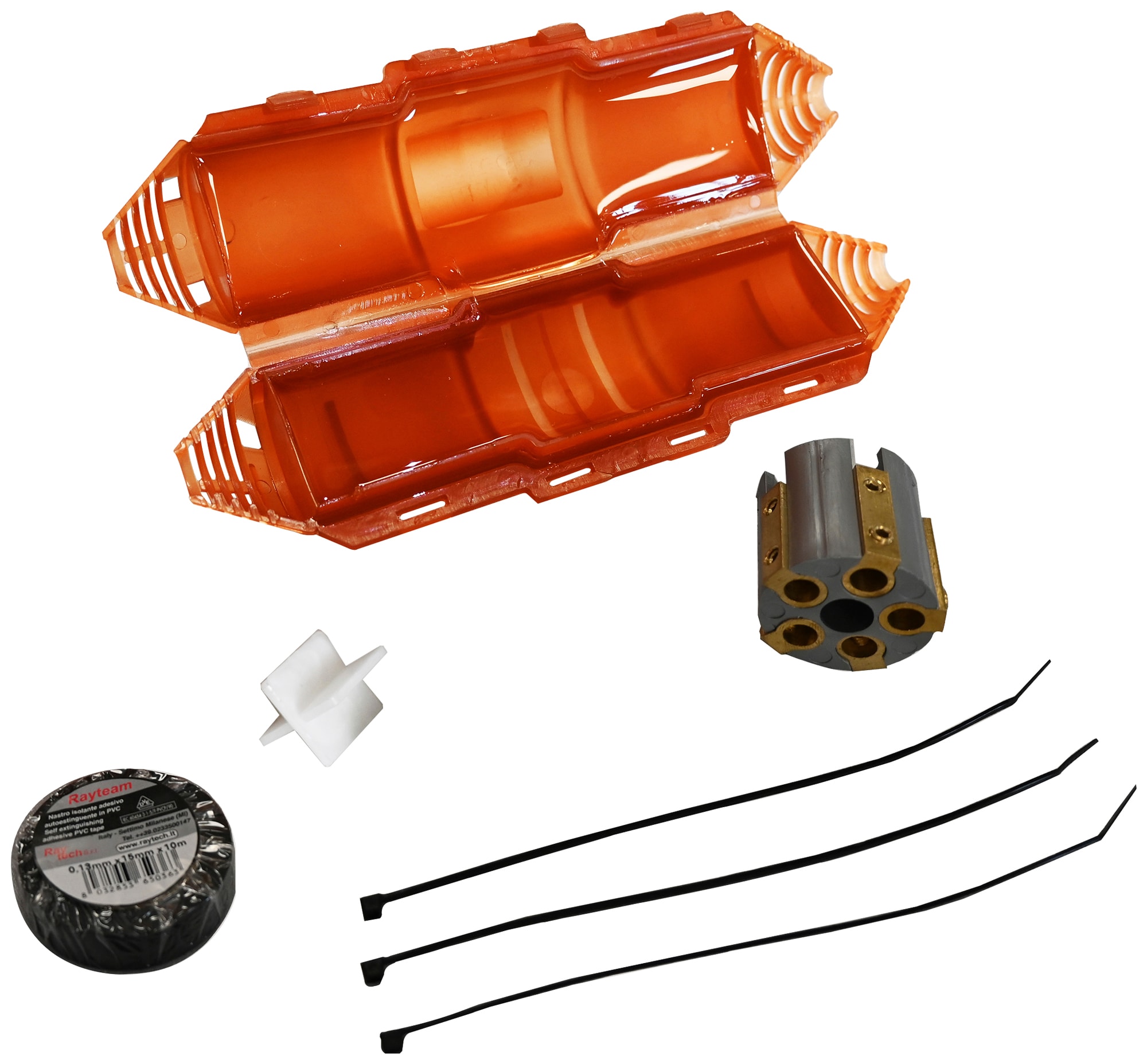 Klauke - Boite de jonction droite avec résine sans halogène dim: 180x50mm