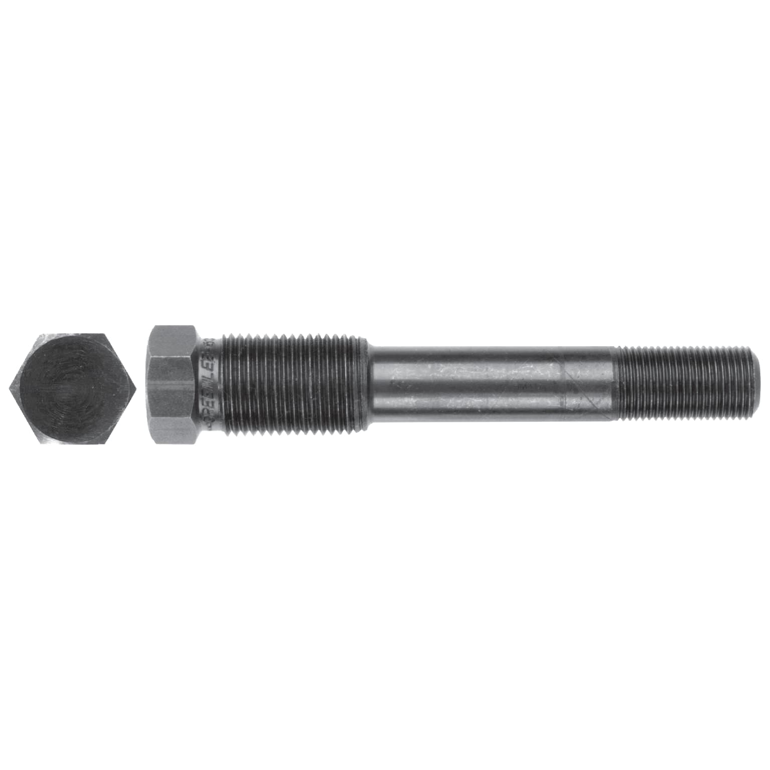 Klauke - Axe fileté ø 19x140 mm avec tête hexagonale de 25 mm, pour utilisation manuelle