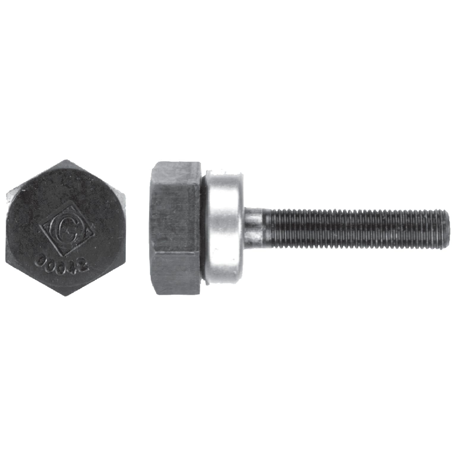 Klauke - Axe fileté ø 9,5mm x 40 mm avec tête hexagonale de 25 mm, utilisation manuelle.