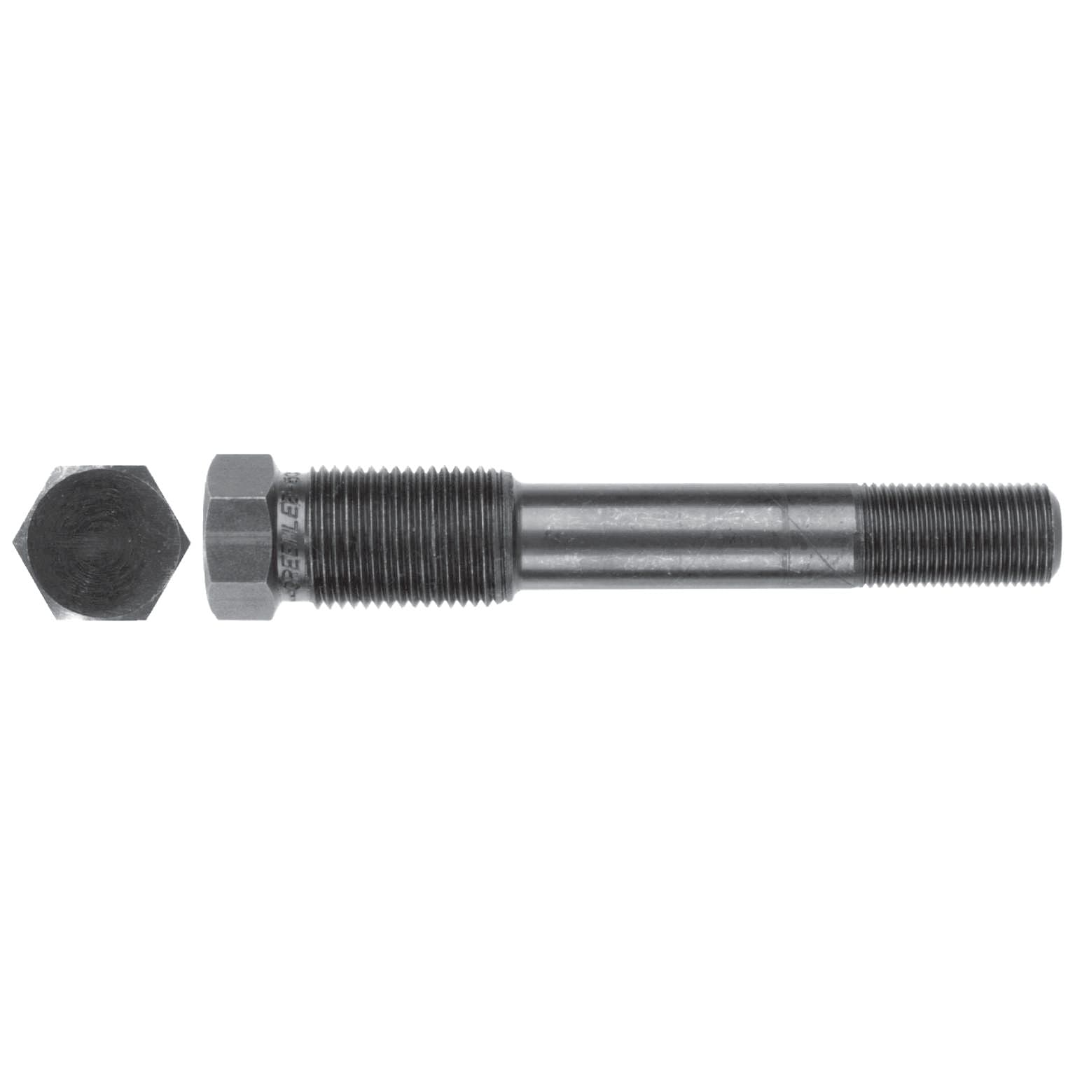 Klauke - Axe fileté ø 19x140 mm avec tête hexagonale de 25 mm, pour utilisation manuelle