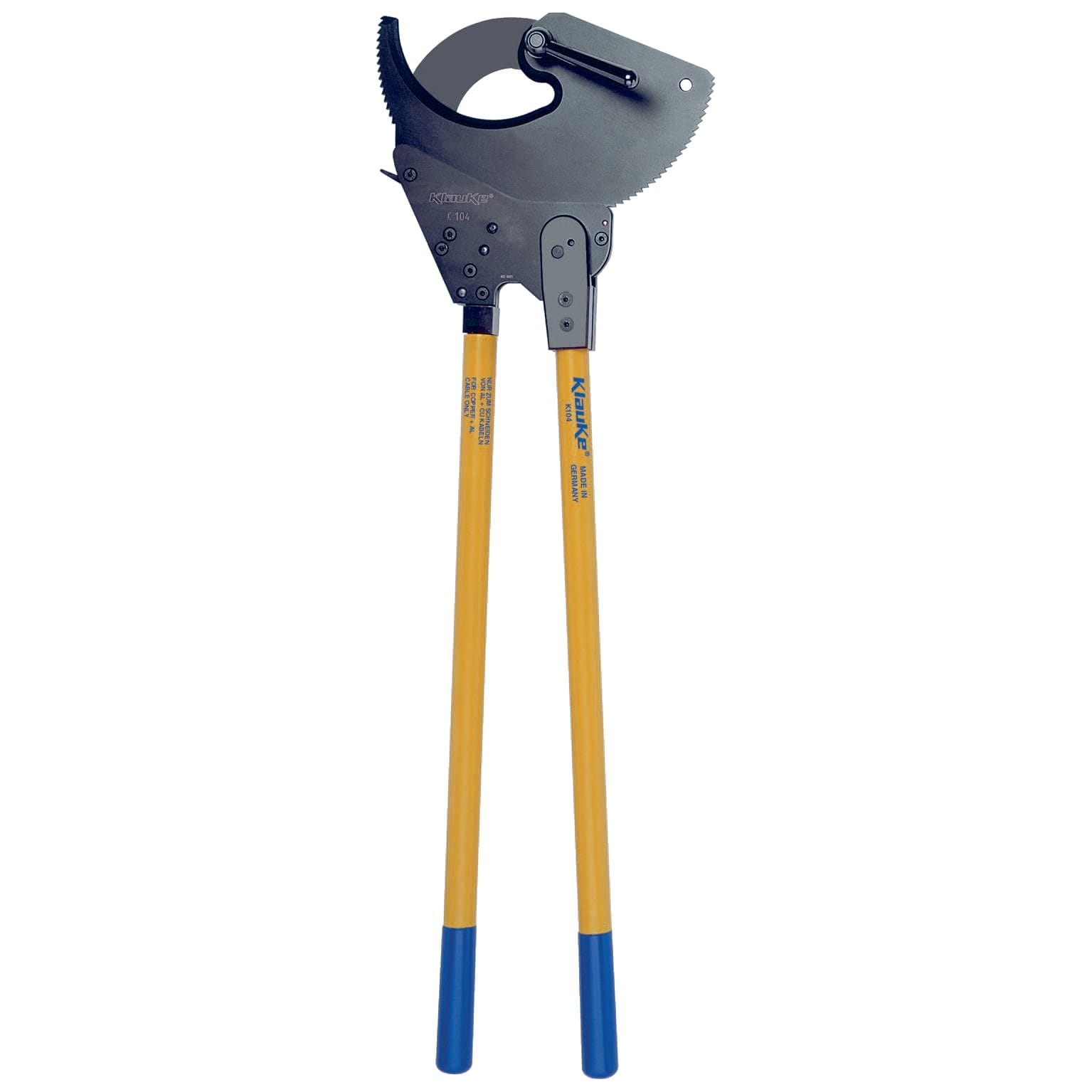 Klauke - Coupe câbles manuel à cliquet pour cuivre et aluminium, ø 100 mm maxi