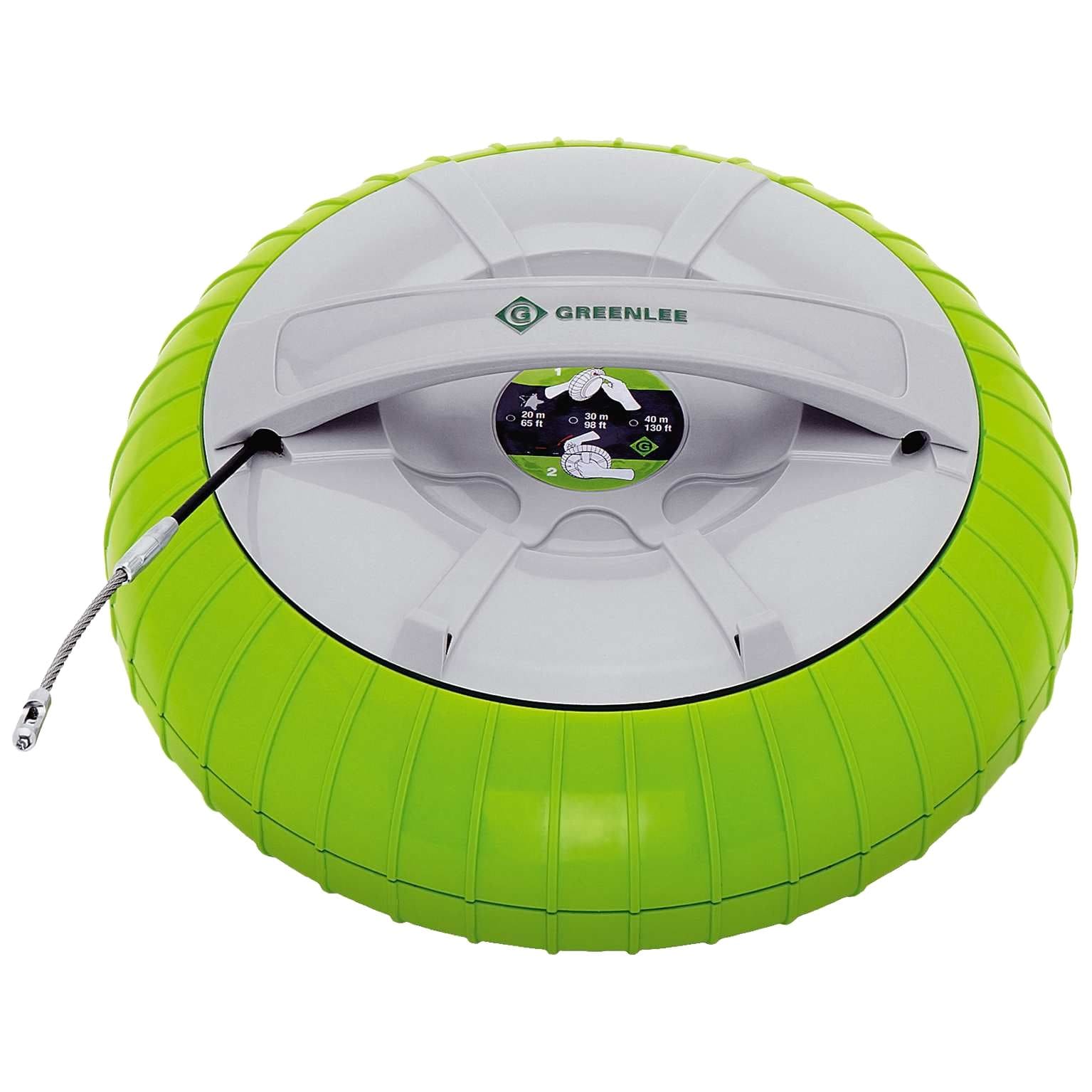 Klauke - Tire fils SPEEDY-SPINNER en fibre de verre complet d=3mm x 30m