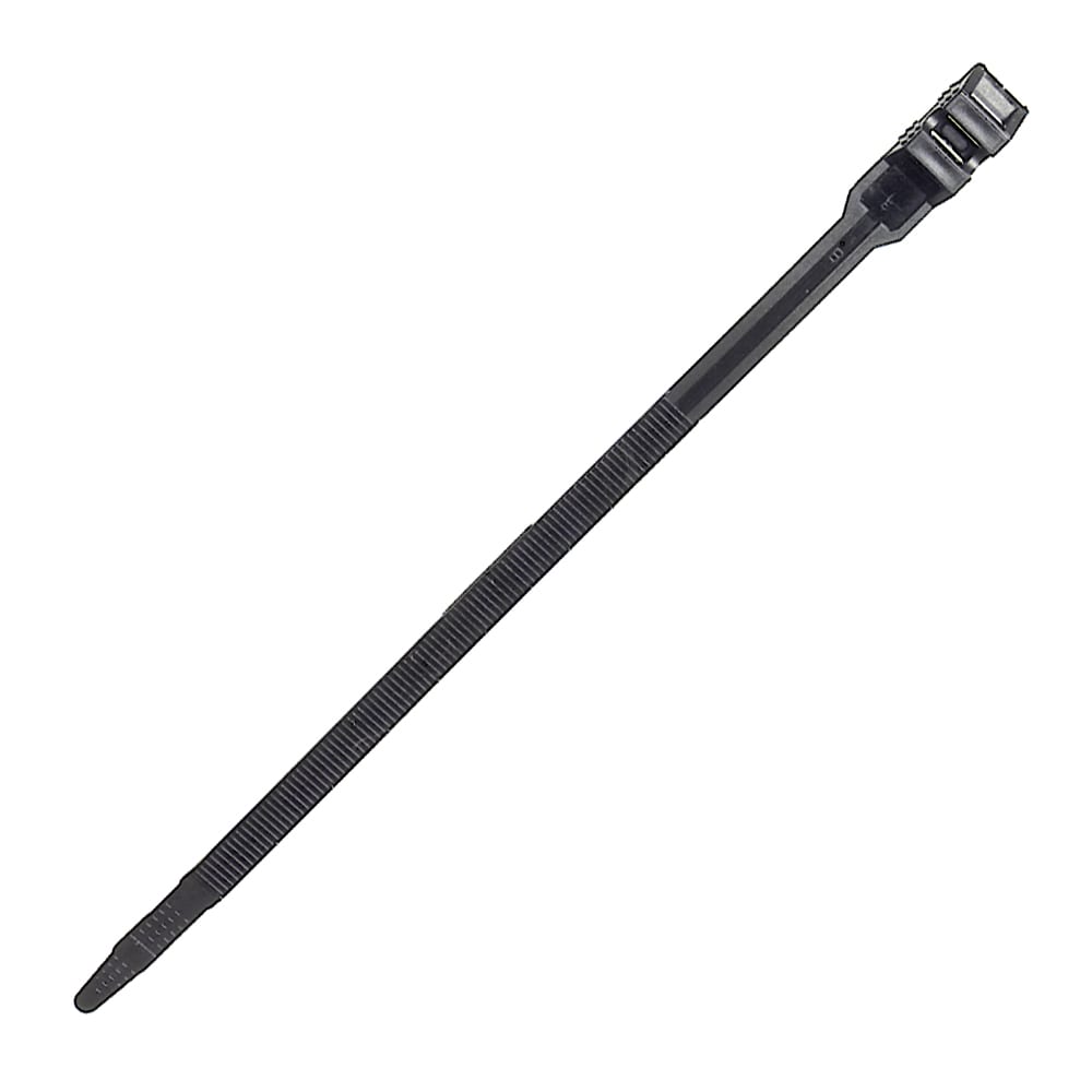 Klauke - Colliers noirs 9,0 x 360 mm, en co-polyester, ø maxi de serrage 93 mm.
