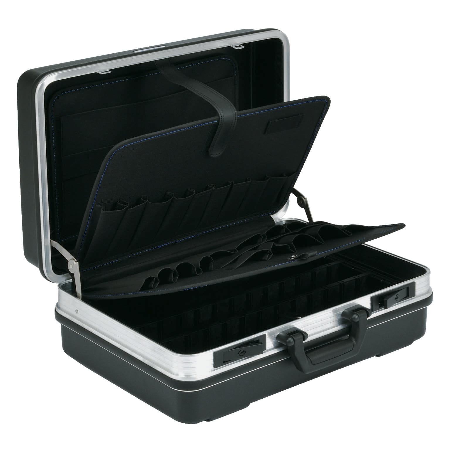 Klauke - Valise à outils, couleur noir, coque dure, livrée vide. dimension 490x315x169 mm