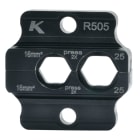 Klauke - Matrice pour cosses et manchons tubulaires cuivre  16 à 25mm²