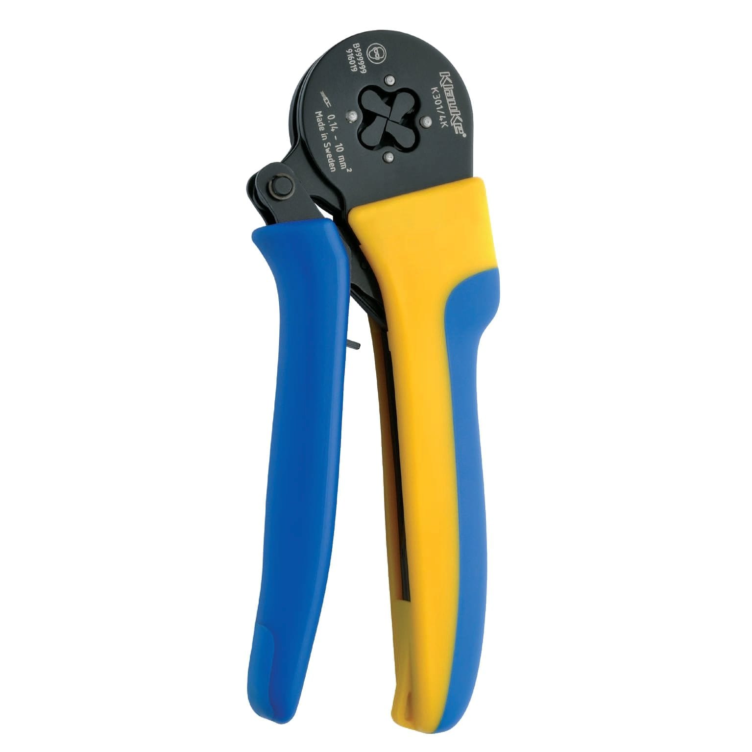 Klauke - Pince à sertir pour embouts simples 0,14 à 10mm² et doubles 2 x 0,25 à 2 x 4mm²
