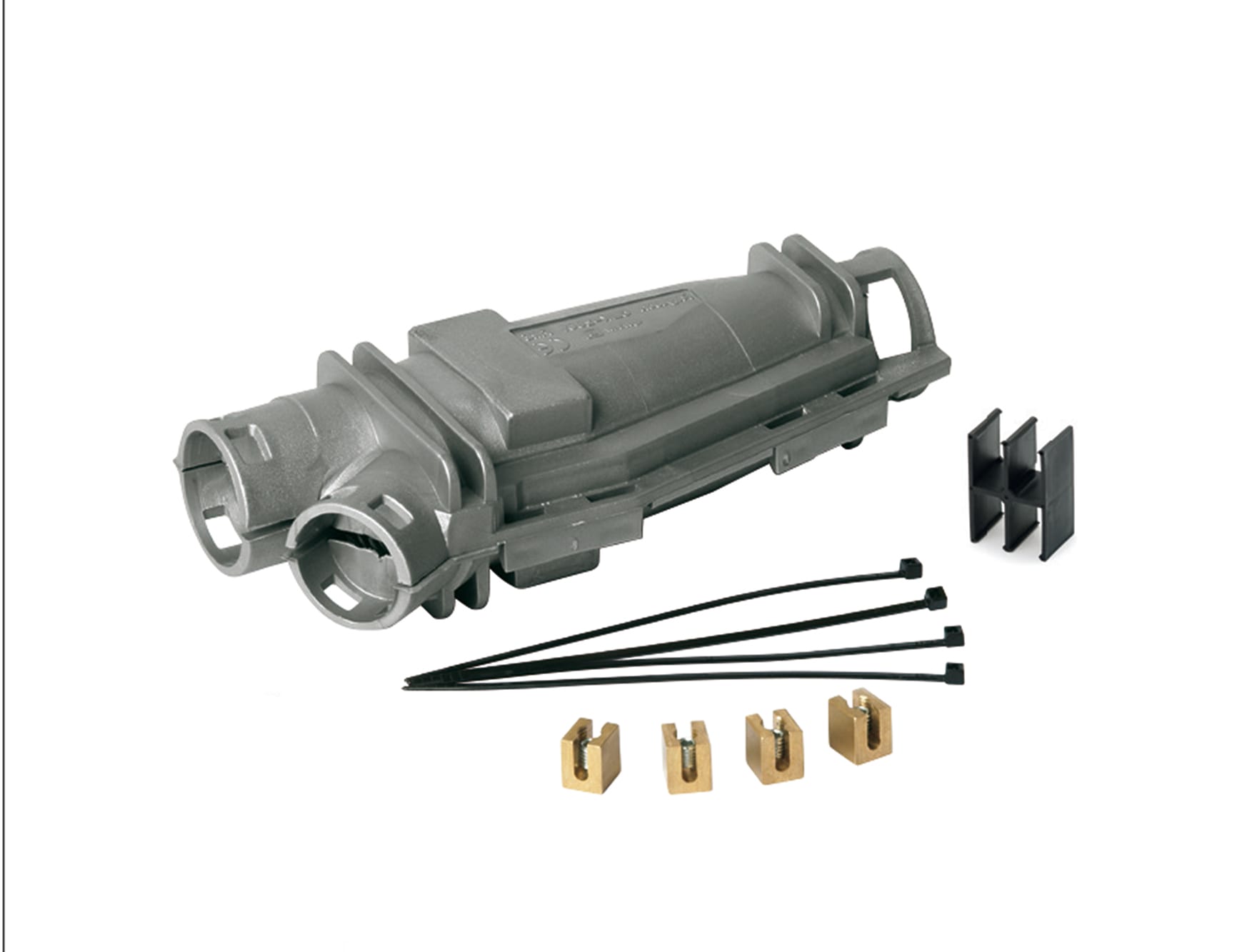 Klauke - Bte jonction pré-remplie de gel isolant pour dériv. 06/1kV - Max: 4x10mm²/4x6mm²