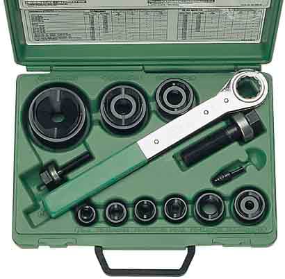 Klauke - Coffret clic. emporte pièce standard PG9-PG48