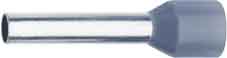 Klauke - Embout de câblage isolé gris 2,5mm² - longueur 12mm -selon NCF 63-023