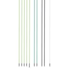 Klauke - Aiguilles de tirage composée de 10 éléments de 1m, avec 8 accessoires embouts
