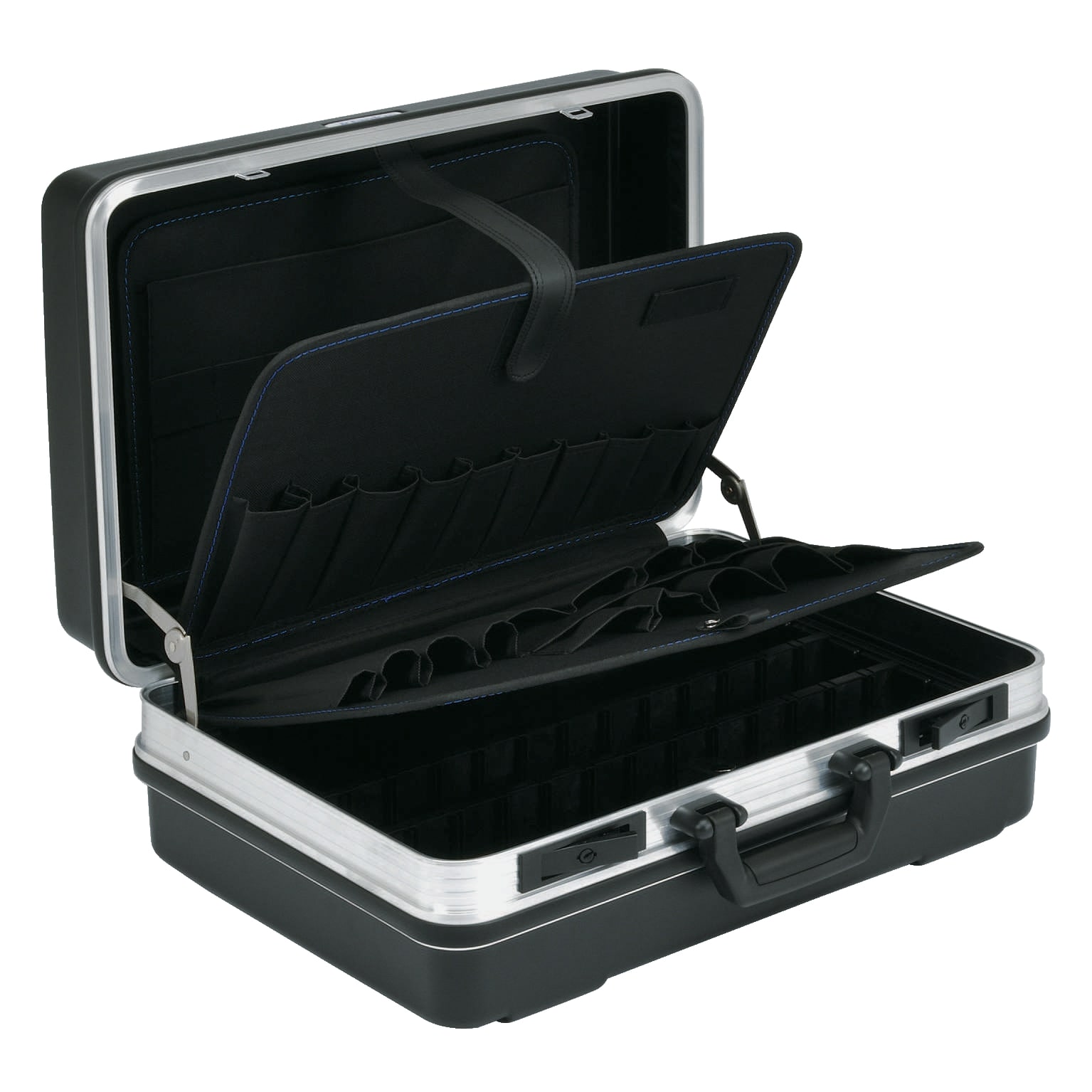 Klauke - Valise à outils, couleur noir, coque dure, livrée vide. dimension 490x315x169 mm