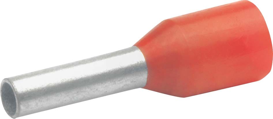 Klauke - Embout de cablage isole rouge 95mm2 - longueur 25mm -selon DIN 46228