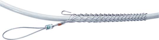 Klauke - Tire-cables en acier galvanise a maillage tresse ouvert D=32-38mm