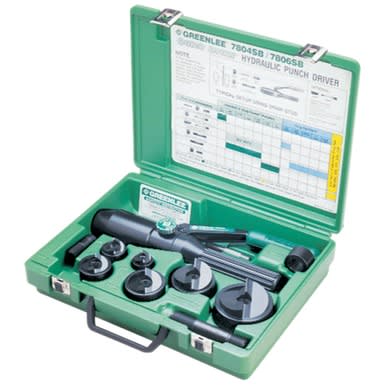 Klauke - Coffret d'emporte-pièce SLUG-BUSTER avec poinçonneuse hydraulique manuelle 7804E