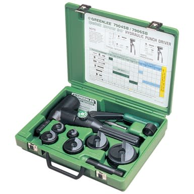 Klauke - Coffret d'emporte-pièce SLUG-BUSTER avec poinçonneuse hydraulique manuelle 7904E