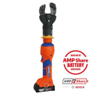 Klauke - Cisaille électro-hydraulique isolée 1000V pour câbles: cuivre, ACSR: maxi ø 25mm