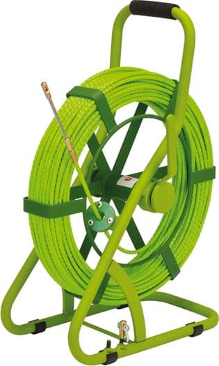 Klauke - Tire fils en polyester avec touret, diamètre= 6mm, long=50m, guide rotatif M5