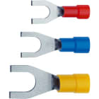 Klauke - Cosse pré-isolée bleue à fourche section 1,5 à 2,5mm² bornage M3