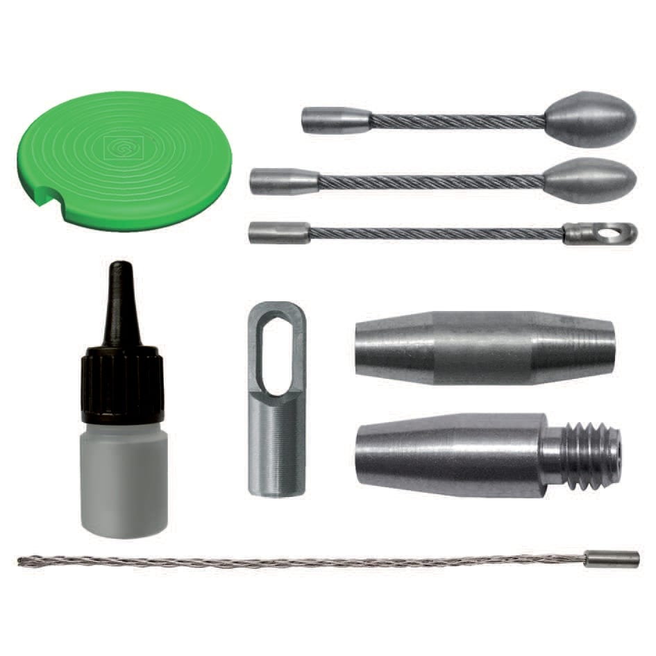 Klauke - Kit d'accessoires / tire fil fibre de verre d=3mm