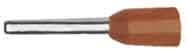 Klauke - Embout de câblage isolé orange 0,5mm² - longueur 8mm -selon DIN 46228
