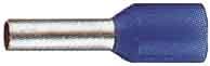 Klauke - Embout de câblage isolé bleu 2,5mm² - longueur 8mm -selon DIN 46228