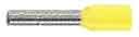 Klauke - Embout de câblage isolé jaune 0,25mm² - longueur 8mm -selon NCF 63-023
