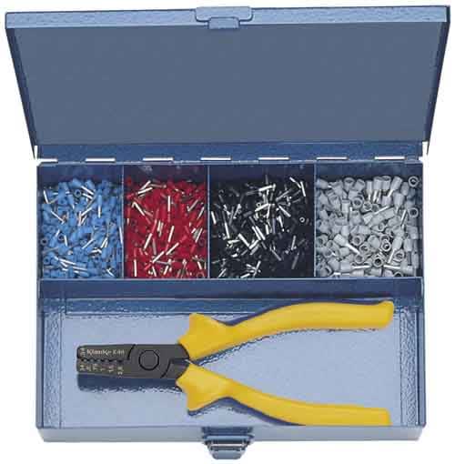 Klauke - Coffret d'assortiment d'embouts isolés + K4