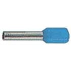 Klauke - Embout de câblage isolé bleu 0,75mm² - longueur 6mm -selon NCF 63-023