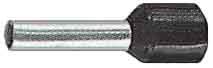 Klauke - Embout de câblage isolé noir 1,5mm² - longueur 6mm -selon NCF 63-023