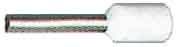 Klauke - Embout de câblage isolé blanc 0,5mm² - longueur 6mm -selon NCF 63-023