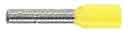 Klauke - Embout de câblage isolé jaune 0,25mm² - longueur 6mm -selon NCF 63-023