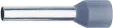 Klauke - Embout de câblage isolé gris 2,5mm² - longueur 18mm -selon NCF 63-023