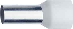 Klauke - Embout de câblage isolé ivoire 16mm² - longueur 18mm -selon NCF 63-023