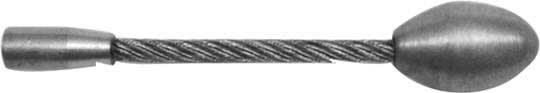 Klauke - Tête de guidage filetée M5, x 13mm