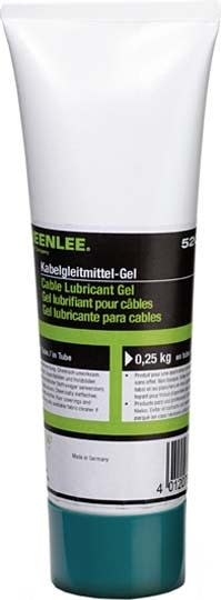 Klauke - Gel lubrifiant pour faciliter le tirage de cables, tube de 0,25kg. Sans silicon