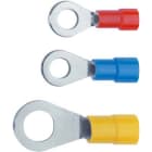 Klauke - Cosse pré-isolée jaune à plage ronde section 4 à 6mm² bornage M5