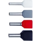 Klauke - Embout de câblage isolé gris pour 2 fils de 4² . Longueur: 12mm