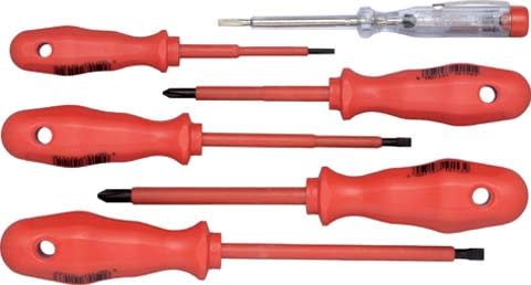 Klauke - Sélection de 6 tournevis isolés 1000 V