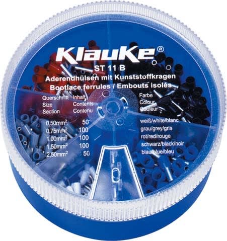 Klauke - Coffret assort. embouts 0,5à2,5²