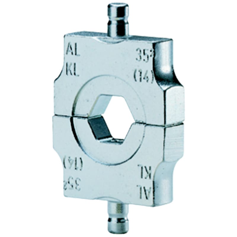 Klauke - Matrice série "K4" cote/plat E140, pour CAUBT35+50mm², MJPB6à35