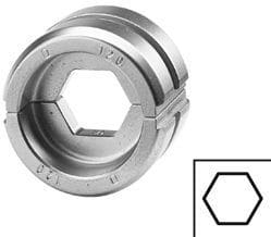 Klauke - Matrice série "K22" cote/plat E173, larg: 9mm, pour CAUBT70+95+120mm², MJPB25à70