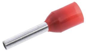 Klauke - Embout de câblage isolé rouge pour 2 fils de 1,0². Longueur: 8mm