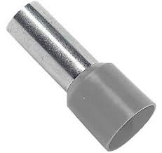 Klauke - Embout de câblage isolé gris 2,5mm² - longueur 8mm -selon NCF 63-023