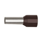 Klauke - Embout de cablage isole brun 10mm2 - longueur 12mm -selon NCF 63-023