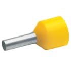 Klauke - Embout de câblage isolé jaune 6mm² - longueur 12mm pour conducteur isolé 1000V
