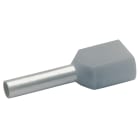 Klauke - Embout de câblage isolé gris pour 2 fils de 0,75². Longueur: 8mm